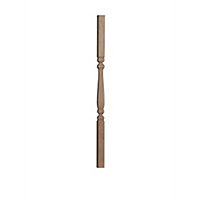 Cheshire Mouldings Provincial Hemlock Staircase spindle (H)900mm (W)41mm, Pack of 20