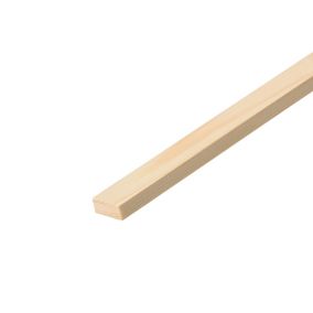 Cheshire Mouldings Smooth Planed Pine Stripwood (L)0.9m (W)25mm (T)10.5mm