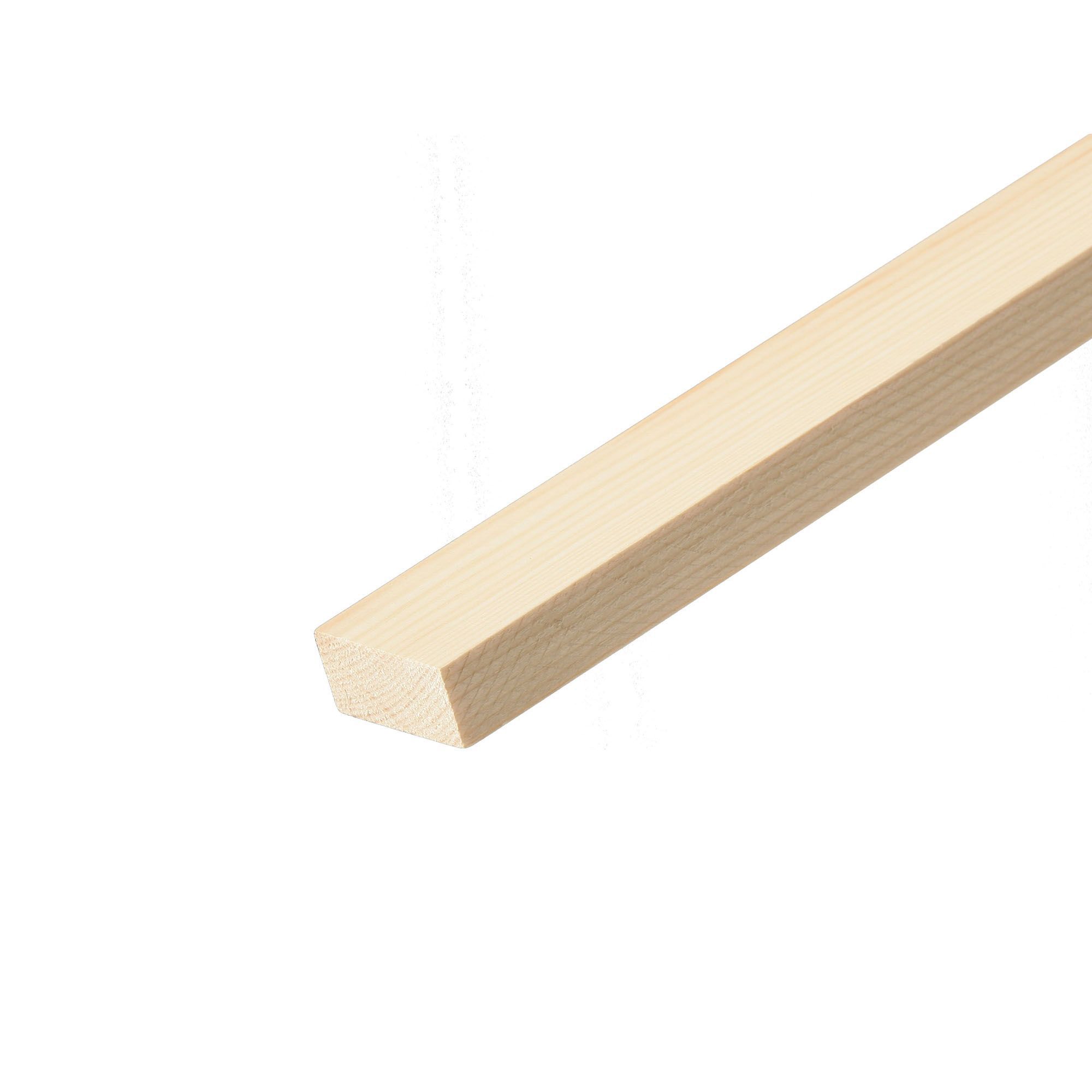 Cheshire Mouldings Smooth Planed Pine Stripwood (L)0.9m (W)36mm (T)15mm