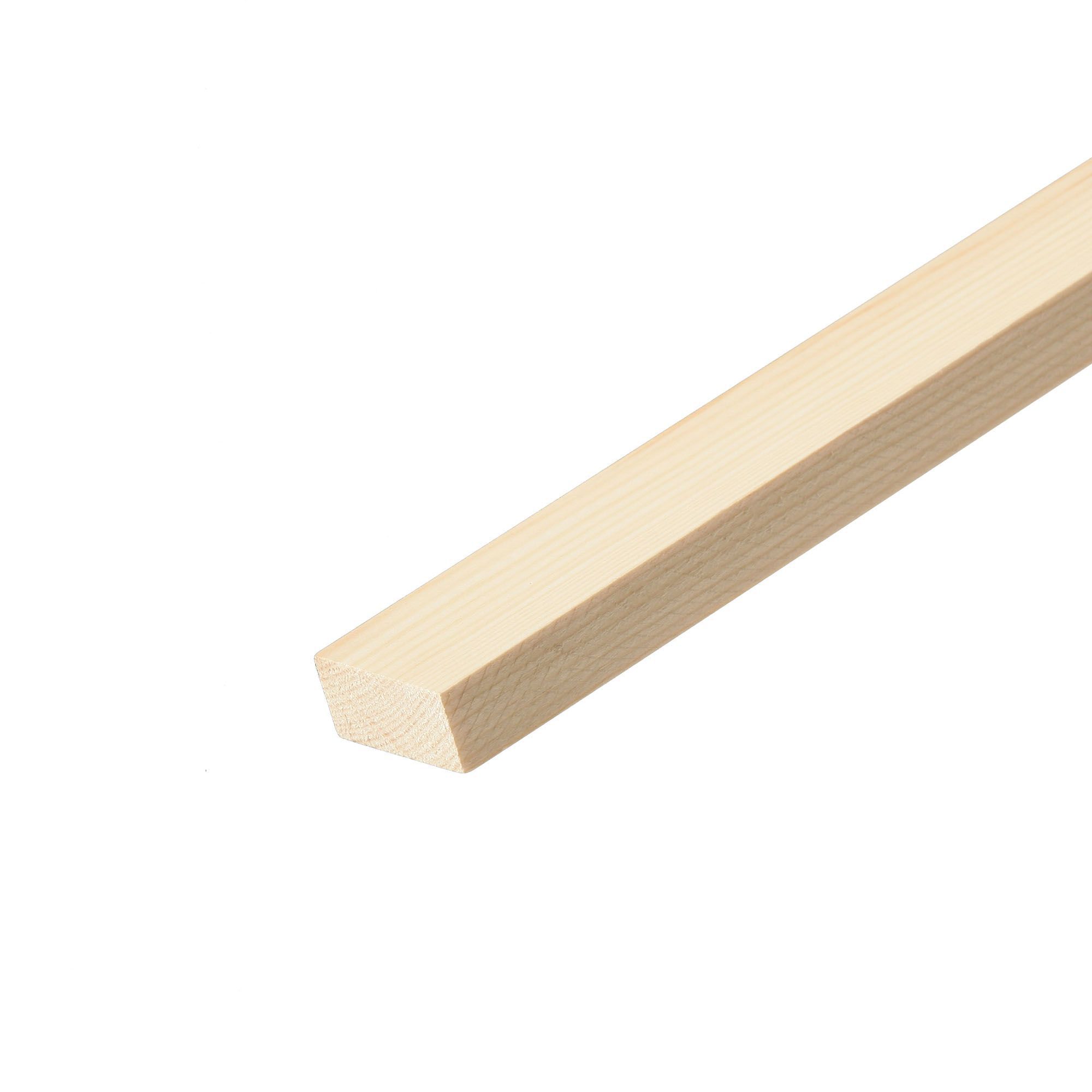 Cheshire Mouldings Smooth Planed Pine Stripwood (L)0.9m (W)36mm (T)21mm