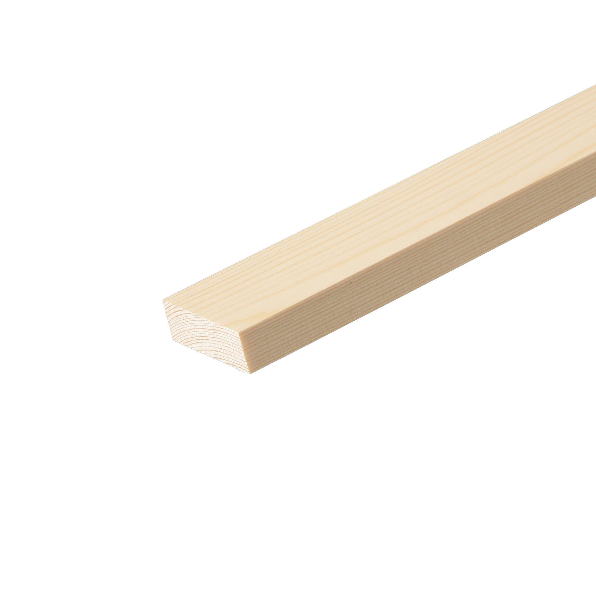 Cheshire Mouldings Smooth Planed Pine Stripwood (L)0.9m (W)46mm (T)15mm