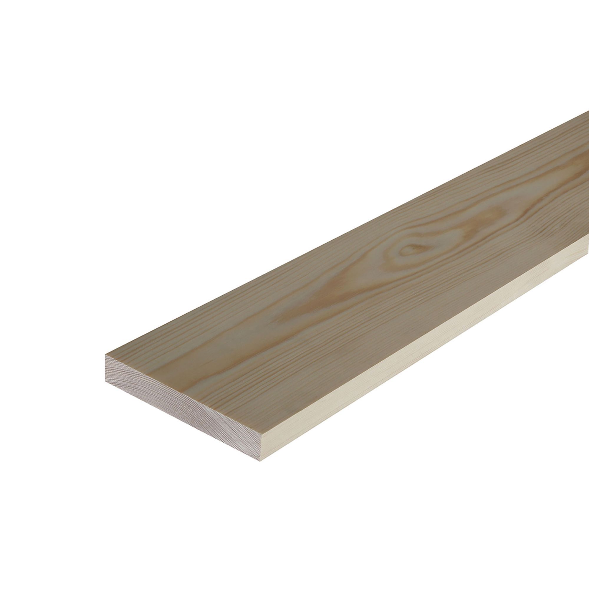 Cheshire Mouldings Smooth Planed Pine Stripwood (L)0.9m (W)92mm (T)25mm