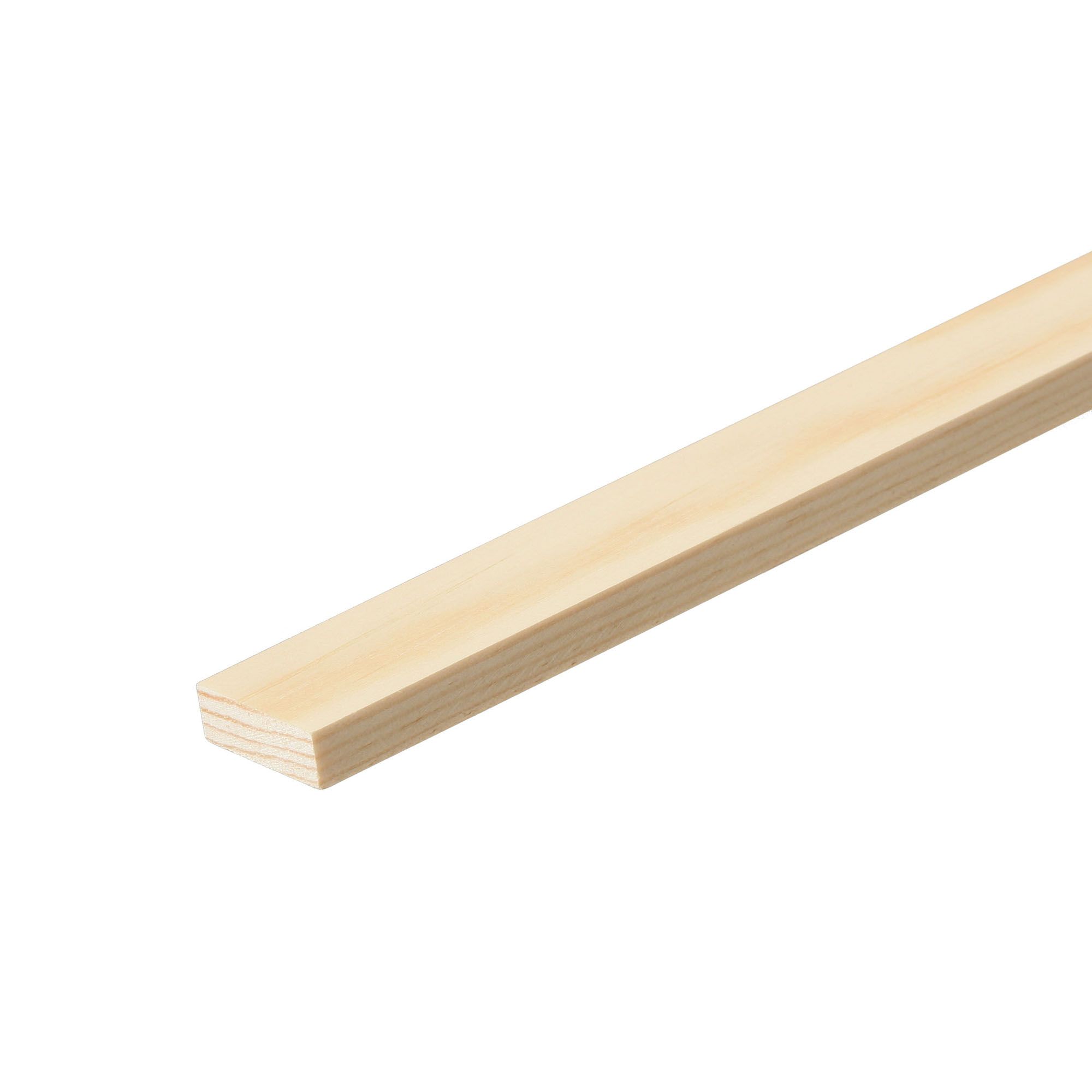 Cheshire Mouldings Smooth Planed Pine Stripwood (L)2.4m (W)21mm (T)6mm