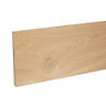 Cheshire Mouldings Smooth Planed Square edge Oak Stripwood (L)2.4m (W)180mm (T)20mm