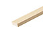 Cheshire Mouldings Smooth Planed Square edge Pine Stripwood (L)0.9m (W)46mm (T)15mm STPN53