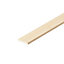 Cheshire Mouldings Smooth Planed Square edge Pine Stripwood (L)0.9m (W)46mm (T)6mm STPN40