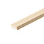 Cheshire Mouldings Smooth Planed Square edge Pine Stripwood (L)0.9m (W)68mm (T)15mm STPN54