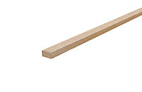 Cheshire Mouldings Smooth Square edge MDF Stripwood (L)2.4m (W)21mm (T)18mm