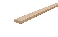 Cheshire Mouldings Smooth Square edge MDF Stripwood (L)2.4m (W)46mm (T)12mm