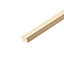Cheshire Mouldings Smooth Square edge Pine Stripwood (L)0.9m (W)25mm (T)21mm
