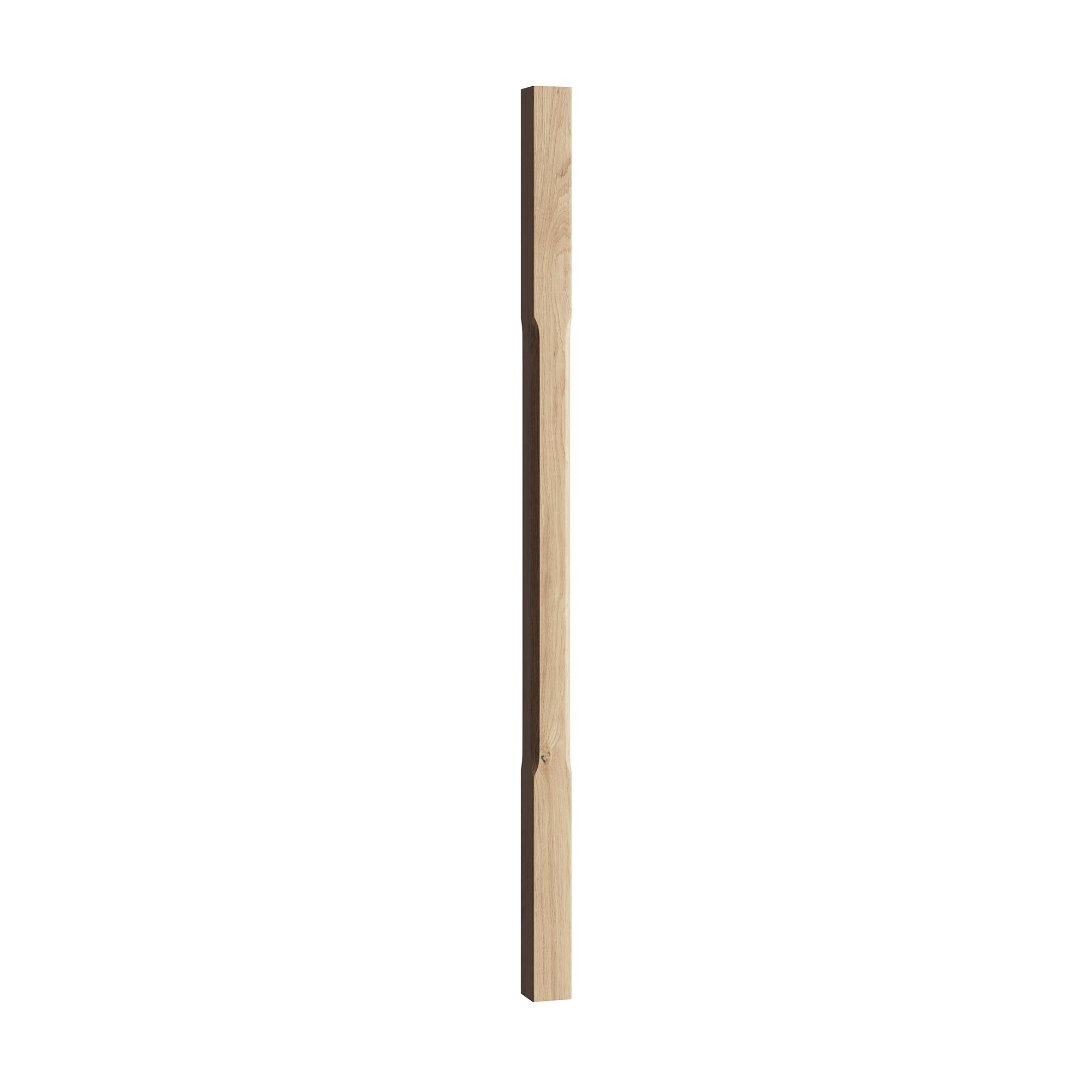 Cheshire Mouldings Stop chamfer Natural Oak Spindle (H)41mm (W)41mm