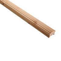Cheshire Mouldings Traditional Pine 32mm Light handrail, (L)4.2m (W)41mm