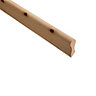Cheshire Mouldings Traditional Pine Pigs ear Handrail, (L)4.2m (W)90mm