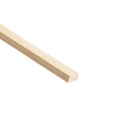 Cheshire Mouldings Unfinished Natural Pine Moulding (L)2400mm (W)15mm (T)12mm