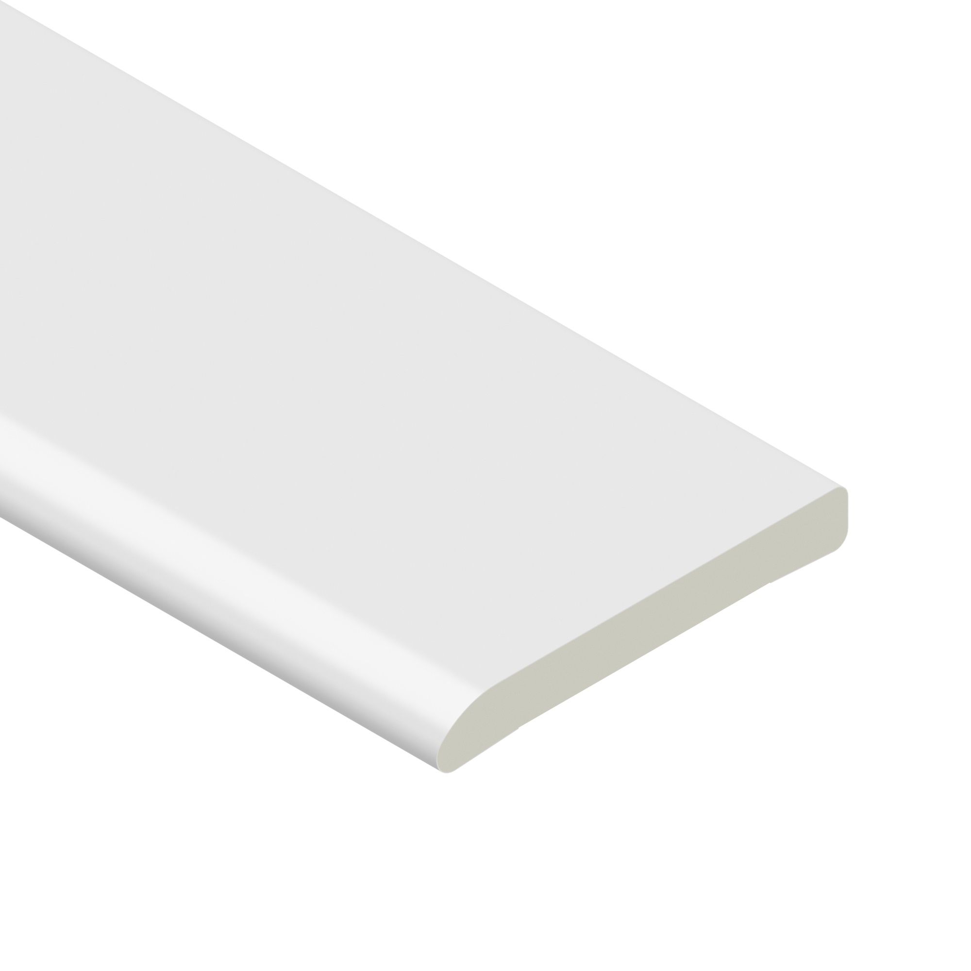 Cheshire Mouldings White uPVC Architrave (L)2400mm (W)45mm (T)6mm (Dia)6mm