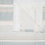 Cheyla Duck egg Stripe Lined Pencil pleat Curtains (W)117cm (L)137cm, Pair