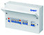 Chint Dual RCD Consumer unit with 100A mains switch