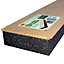 Chipboard & polystyrene Insulation board (L)1.22m (W)0.32m (T)123mm