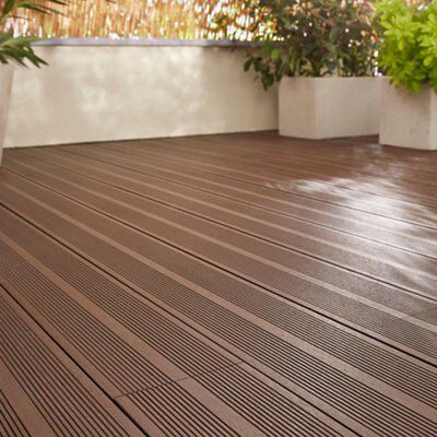 【ヒラシマ】CHOCOLAT Deck Board Chocolate Composite Deck board (L)2.2m (W)145mm (T)21mm