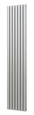 Chord Silver Vertical Radiator, (W)345mm x (H)2000mm | DIY at B&Q