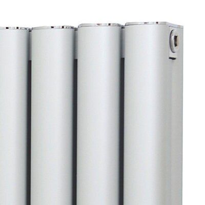 Chord Silver Vertical Radiator, (W)345mm x (H)2000mm