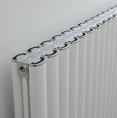 Chord White Vertical Radiator, (W)345mm x (H)2000mm