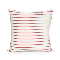 Christiana Striped Cream & red Cushion