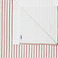 Christina Cream & red Striped Lined Pencil pleat Curtains (W)117cm (L)137cm, Pair
