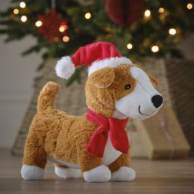 Christmas Corgi Plush toy