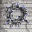 Christmas light chains Cool white LED String lights Green cable