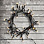 Christmas light chains Warm white LED String lights Green cable