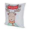 Christmas reindeer Multicolour Cushion (L)45cm x (W)45cm