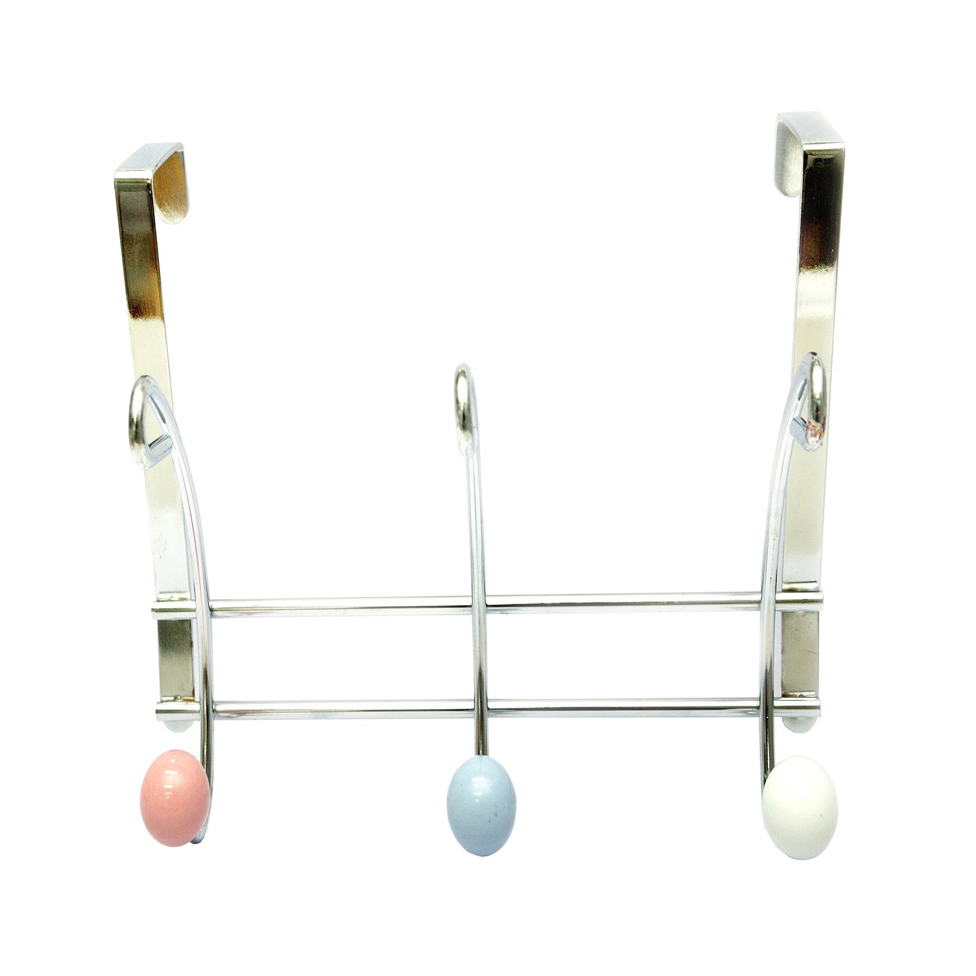 Chrome effect 3 Hook rail (L)267mm (H)189mm