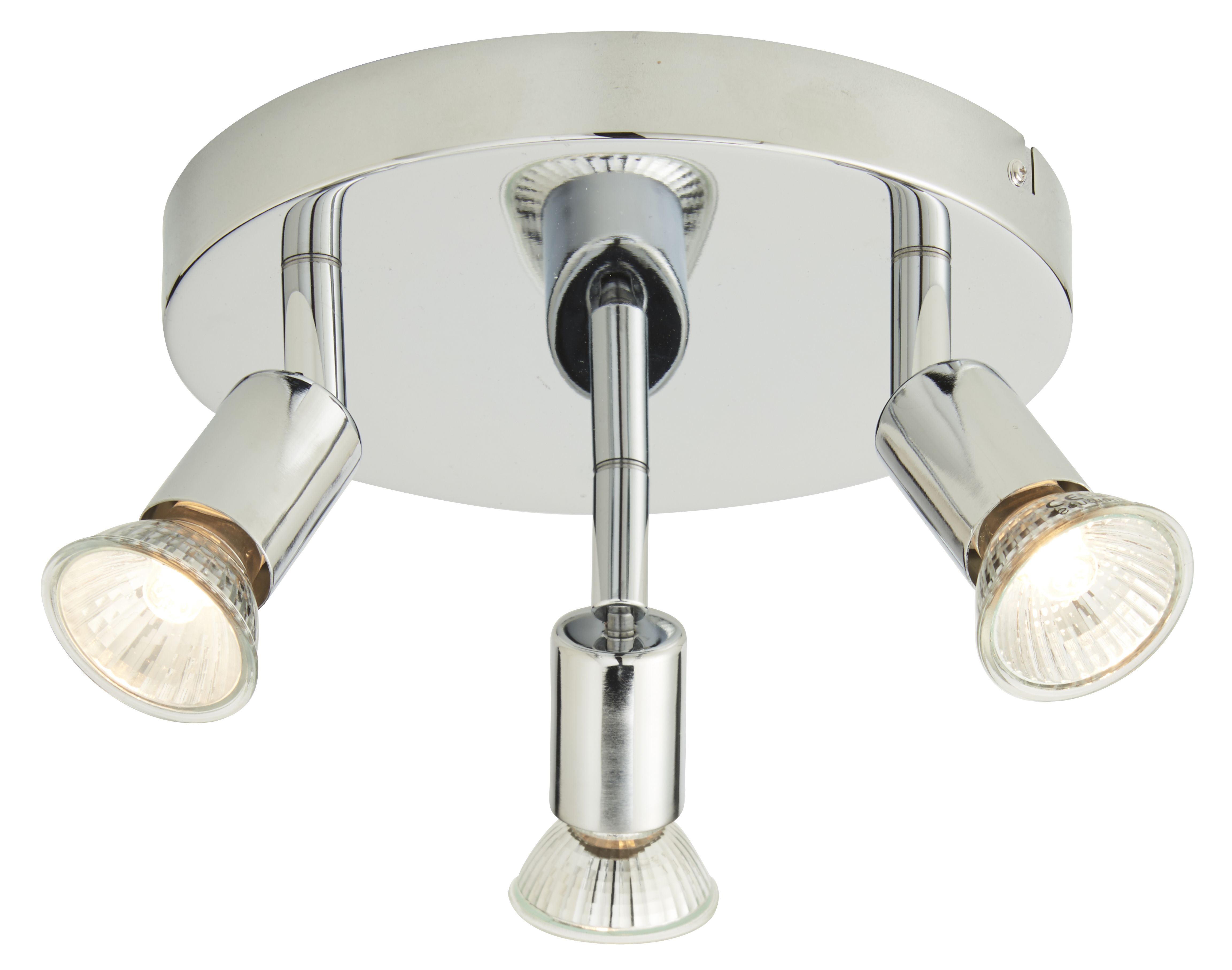 Chrome effect 3 Light Spotlight