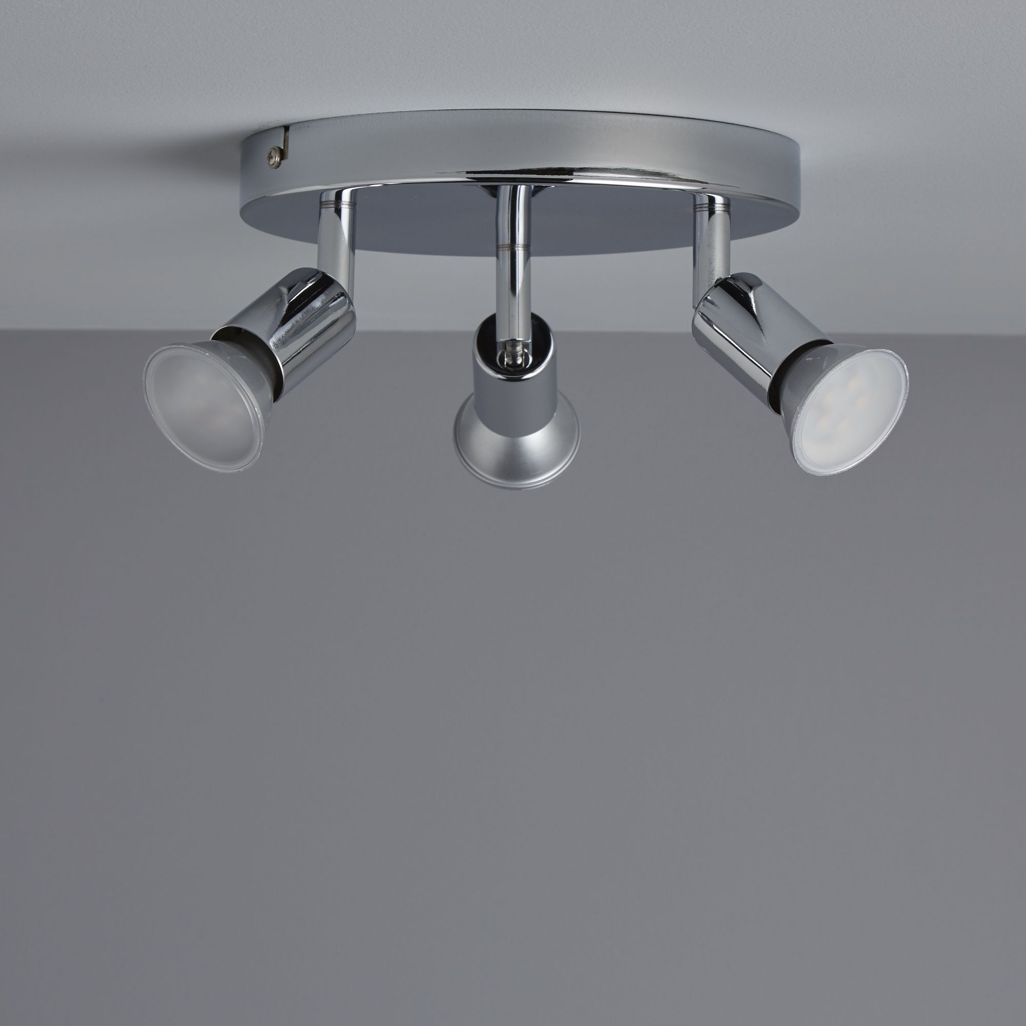Chrome effect 3 Light Spotlight