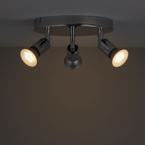 Chrome effect 3 Light Spotlight