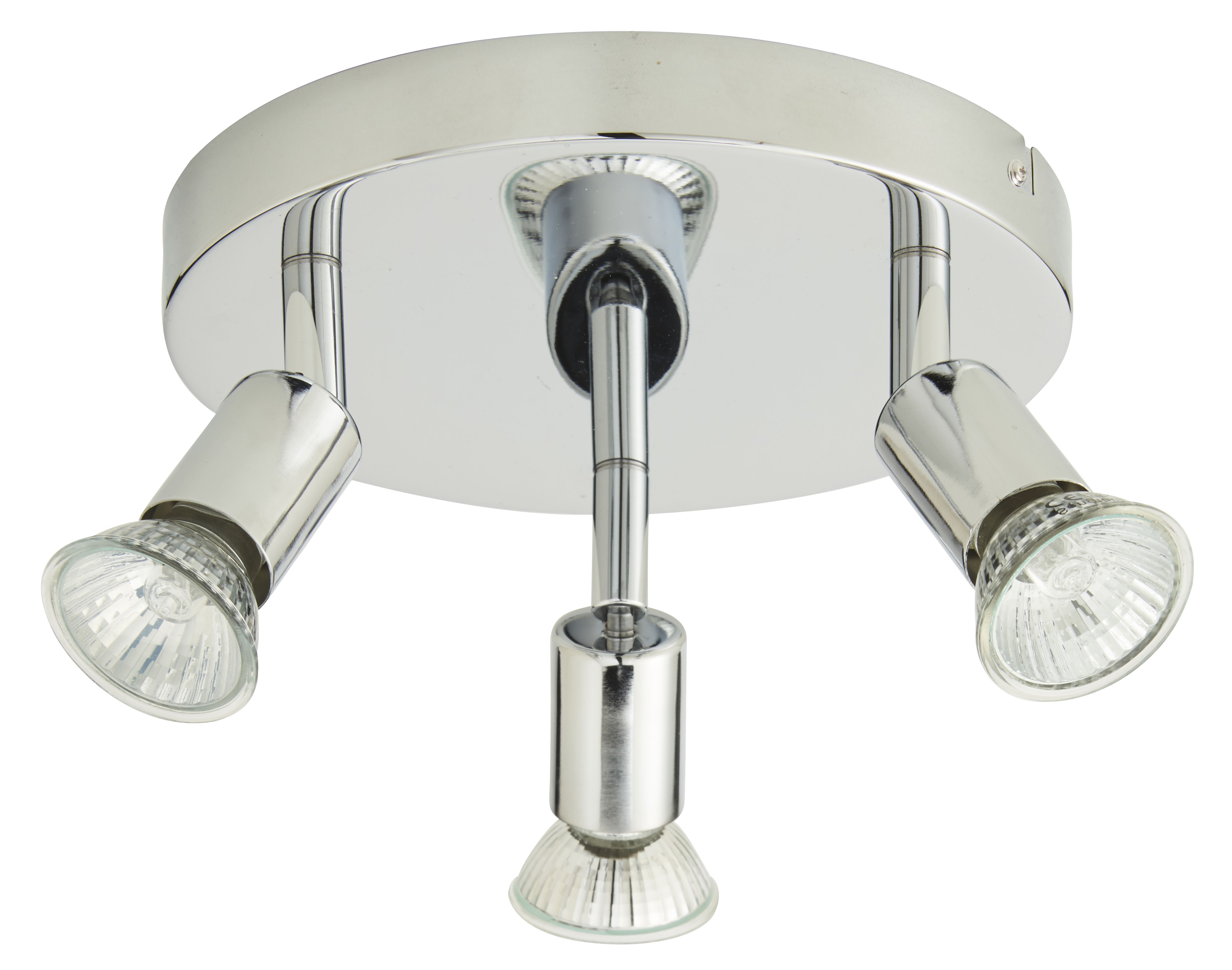 Chrome effect 3 Light Spotlight