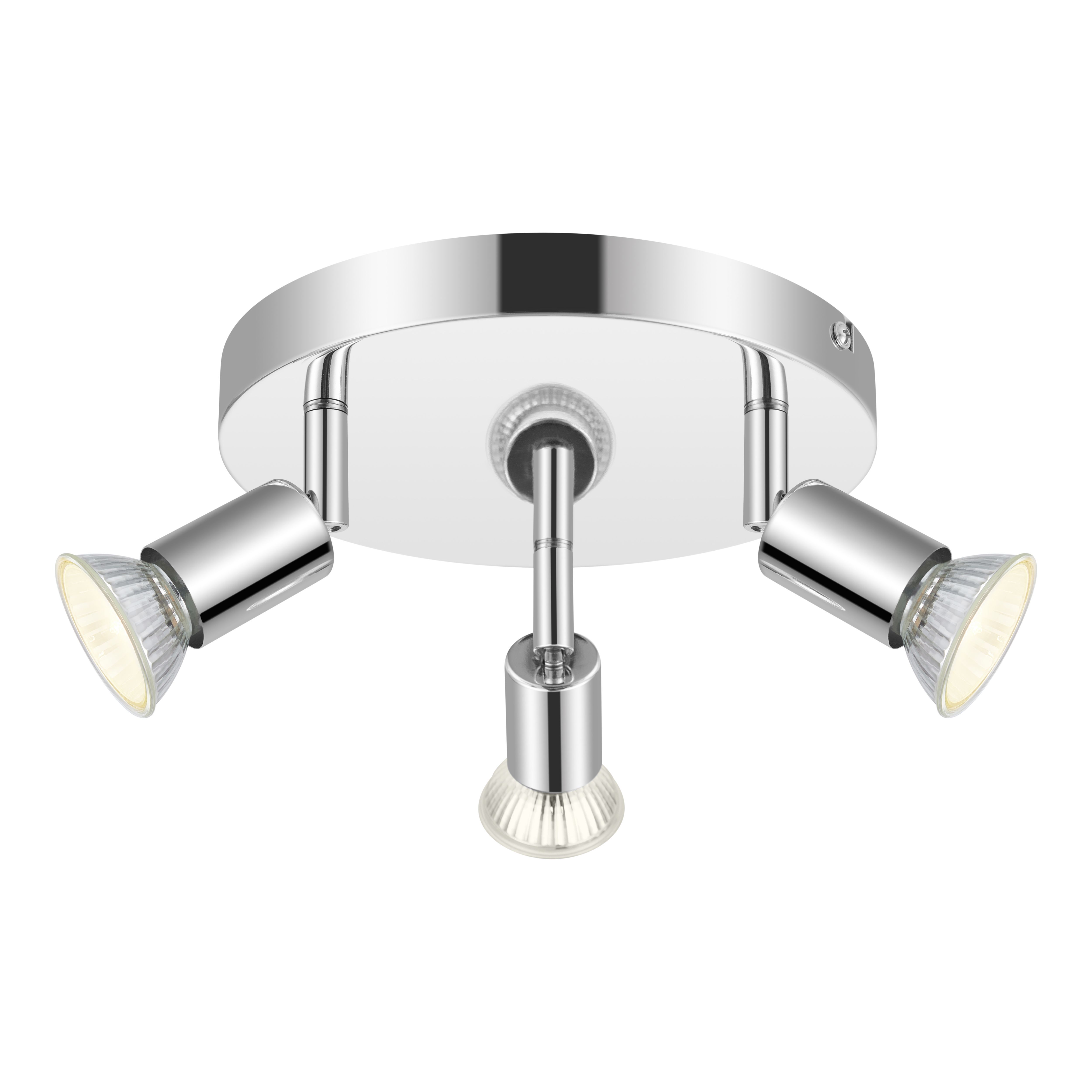 Chrome effect 3 Light Spotlight