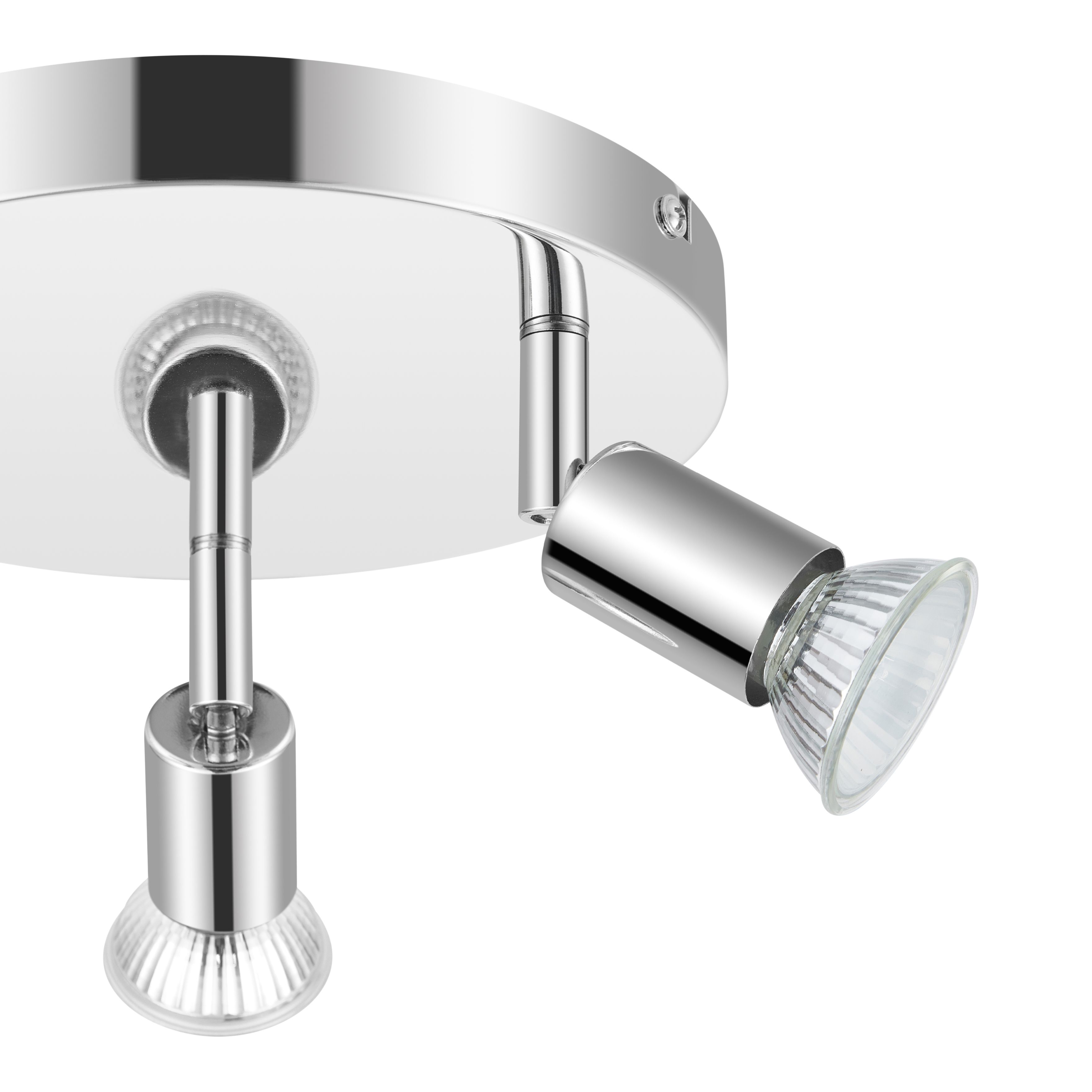 Chrome effect 3 Light Spotlight