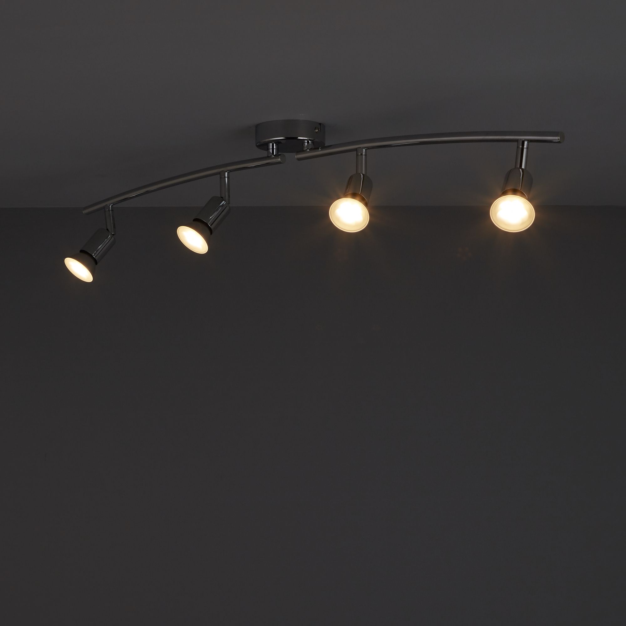 Chrome effect 4 Light Spotlight