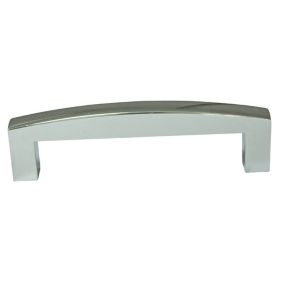 Chrome effect Cabinet Square Pull handle