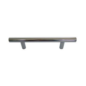 Chrome effect Kitchen Cabinet Bar Pull Handle (L)25cm