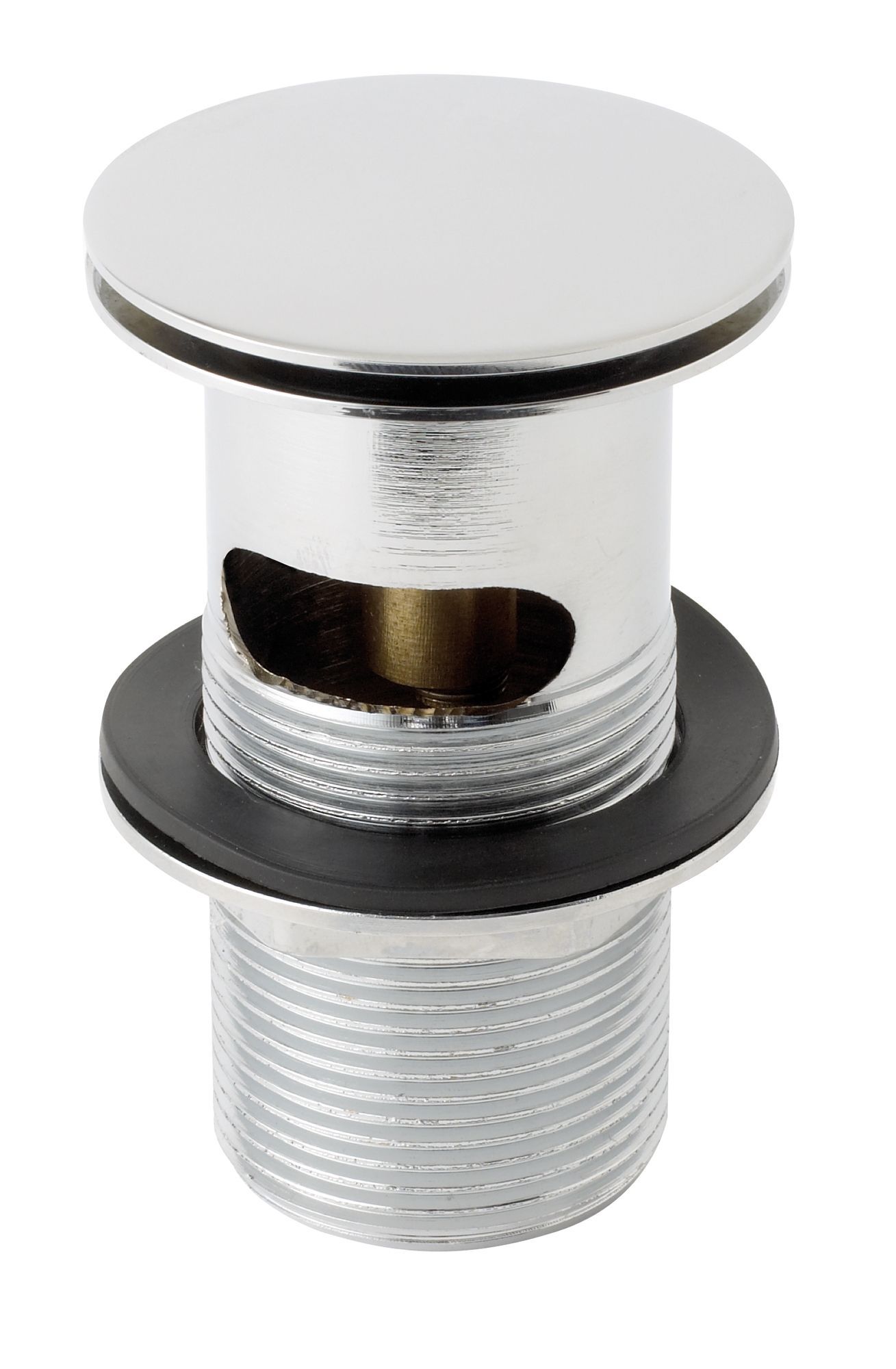 Chrome effect Metal Mushroom clicker Slotted Waste