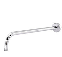 Chrome effect Wall-mounted Shower arm (W)20mm