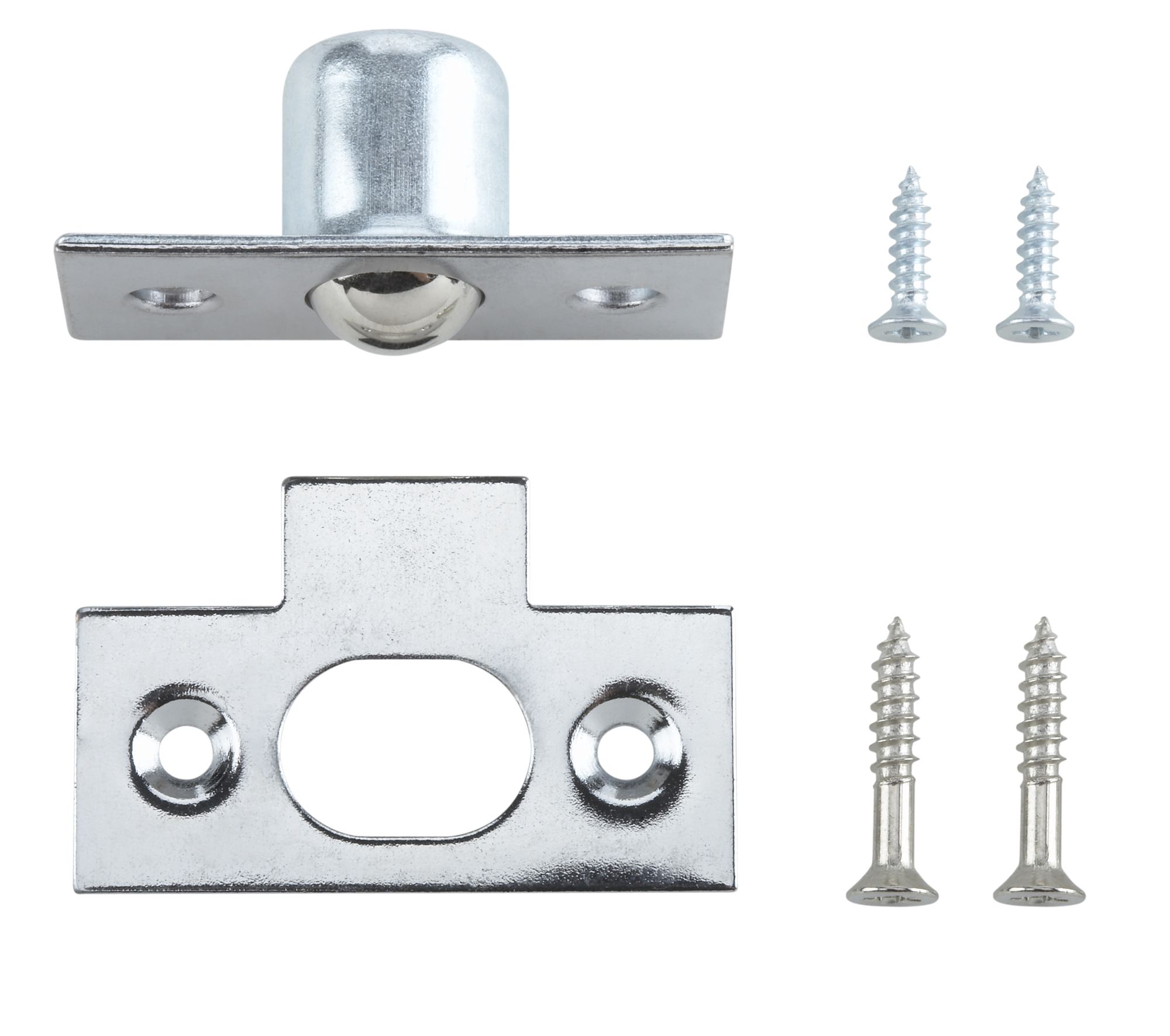 Chrome-plated Bales catch (W)22mm