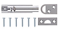 Chrome-plated Brass Flush N266 Door bolt (L)64mm (W)15mm