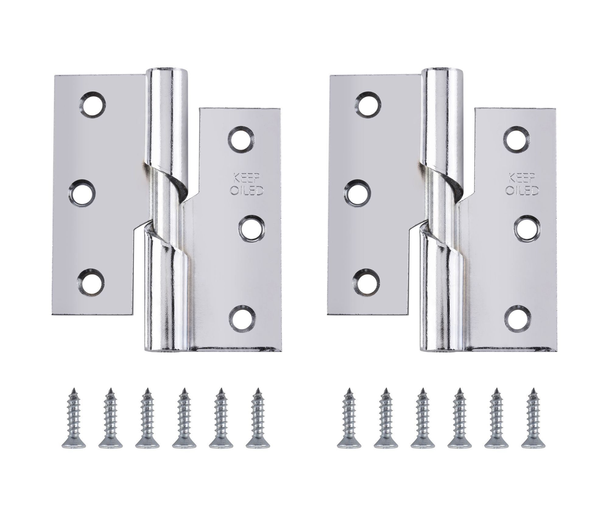 Rising door clearance hinge