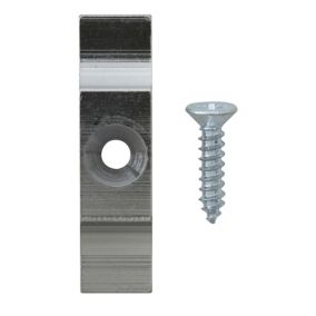 Chrome-plated Turnbutton catch (W)10mm