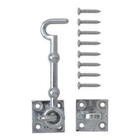 1 Set Door Hook Black 201 Stainless Steel Cabin Hook And Eye Latch