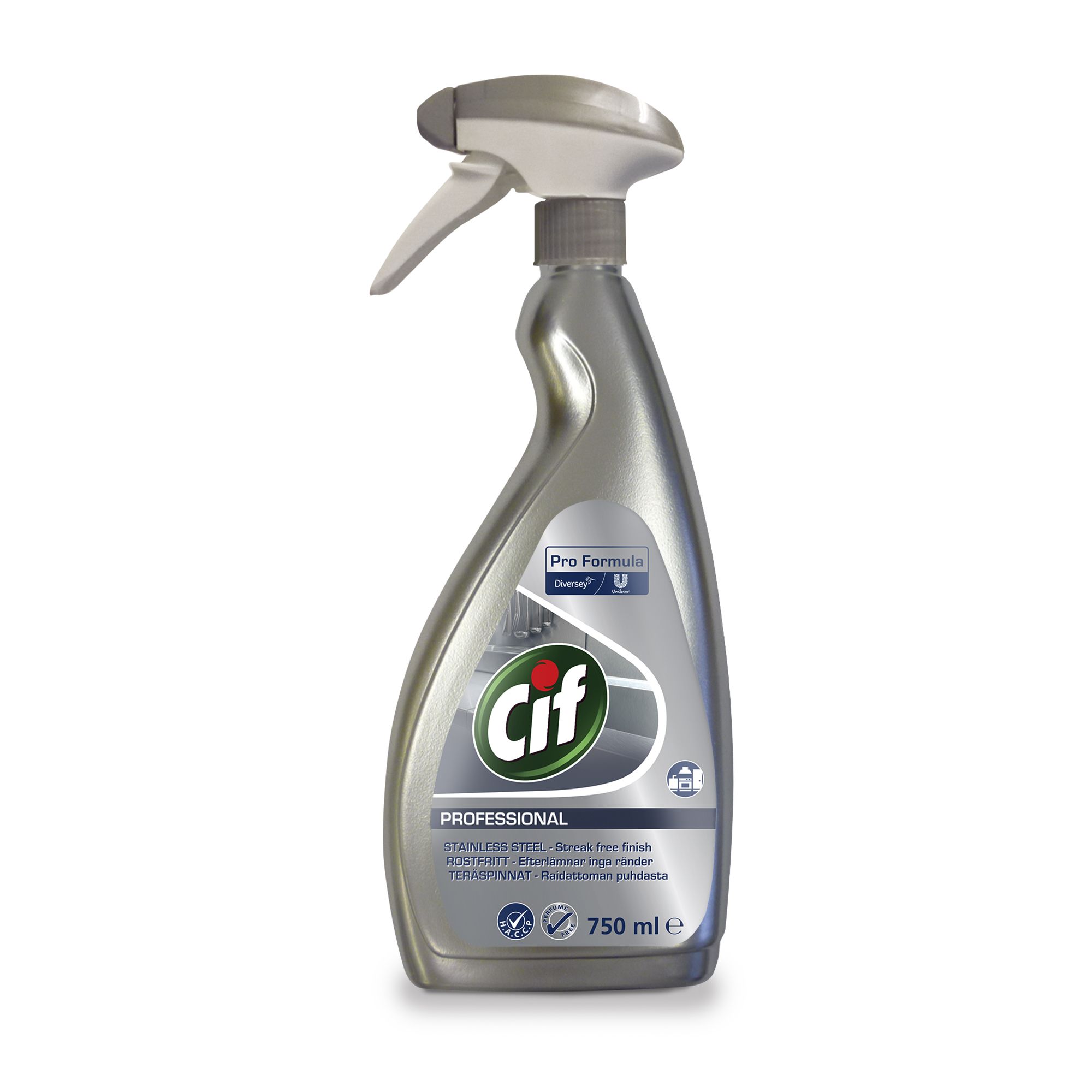 Cif Professional unscented Stainless steel Cleaner, 750ml ...